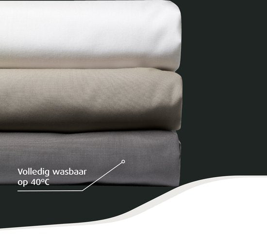 Home by TEMPUR - Sur-matelas - 180 x 200 x 9 cm - blanc et fibres de bambou - soyeux et sans repassage - résistant au séchage et régulation naturelle de la température