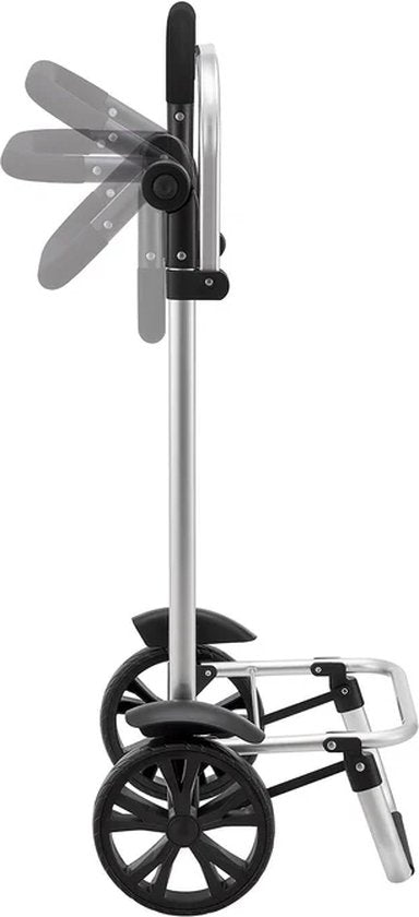 Chariot de supermarché 3en1 - 56L - Noir