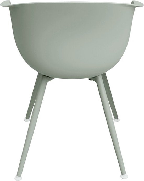 Feel Home - Siège baquet de luxe pour l'extérieur - Gris MOSS - Lot de 2 pièces