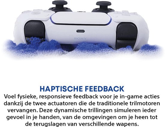 Manette sans fil Sony PS5 DualSense - Blanche