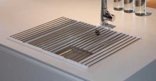 Égouttoir en acier inoxydable | Égouttoir pliable Copa Design | Égouttoir à casseroles | Porte-casseroles | Dessous de plat | Copa Design | Acier inoxydable