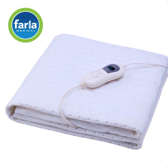 Sous-couverture électrique lavable - 150cm x 80cm - 3 réglages de température - simple - respirant - chauffage rapide - anti-bactérien - arrêt automatique après 3 heures - sous-couverture électrique lavable