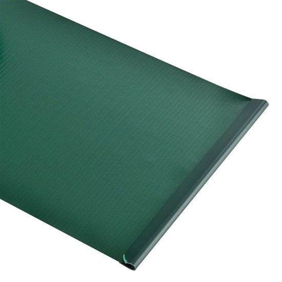 Bandes d'intimité en PVC - 3 pièces - 35 mètres - Vert - Clips de fixation inclus