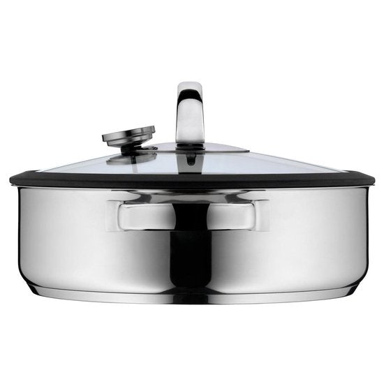 WMF Vitalis - Cocotte à vapeur et à rôtir - Ø 28 cm - Acier inoxydable - Avec couvercle - Compatible induction