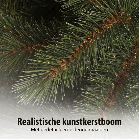 Sapin de Noël artificiel Triumph Tree Bristlecone - Sapin artificiel d'aspect naturel - Décoration de Noël d'intérieur - Finition en PVC à aiguilles rigides - H 260 x Ø 163 cm - Vert