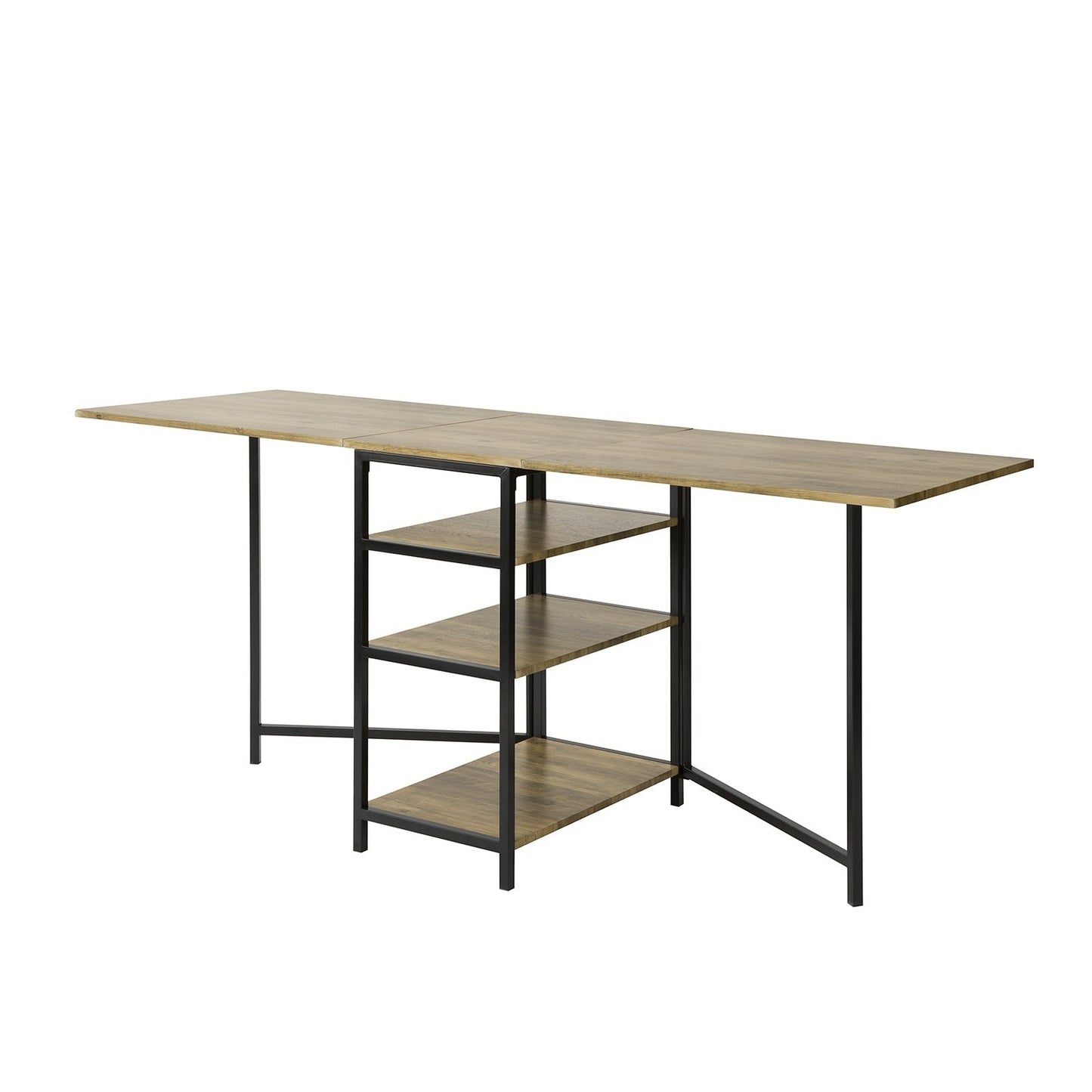 SoBuy FWT62-N Table de salle à manger pliante - Peu encombrante - 180 x 60 x 77 cm - Industrielle