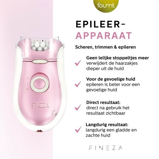 Fineza - Epilateur femmes - Rose