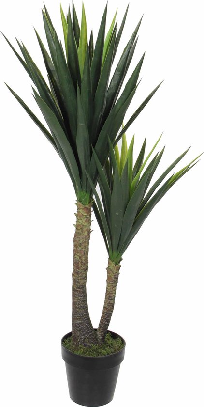 Mica Decorations Plante Artificielle Yucca - H120 x Ø60 cm - Vert