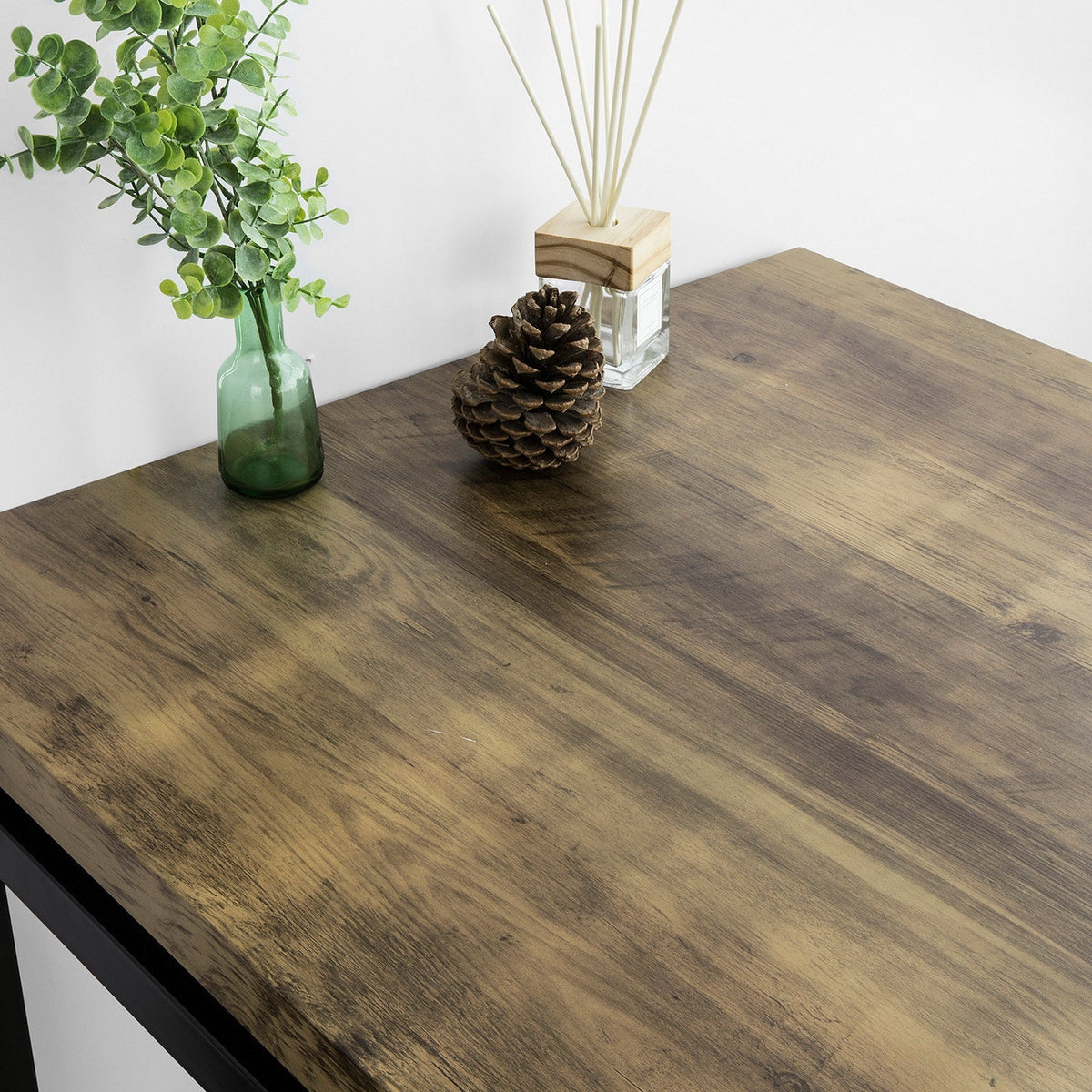SoBuy Table de salle à manger - Industrielle - Max. 75 kg - 110 x 70 x 76 cm