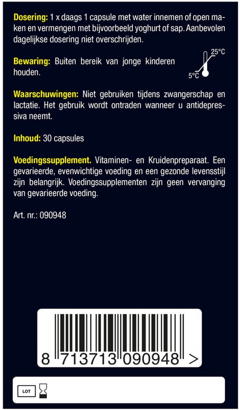 Lucovitaal Équilibre émotionnel, 30 gélules