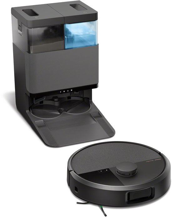 iRobot Roomba® Plus 505 Combo Robot + station de recharge Autowash™ - Robot aspirateur avec fonction de lavage - Noir - N1850