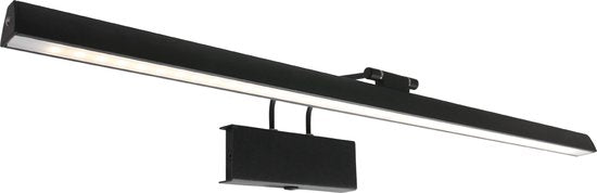 Steinhauer Litho LED - Applique moderne - Noir - H:9.4cm - Universelle - Pour l'intérieur - Métal - Appliques - Chambre à coucher - Salon