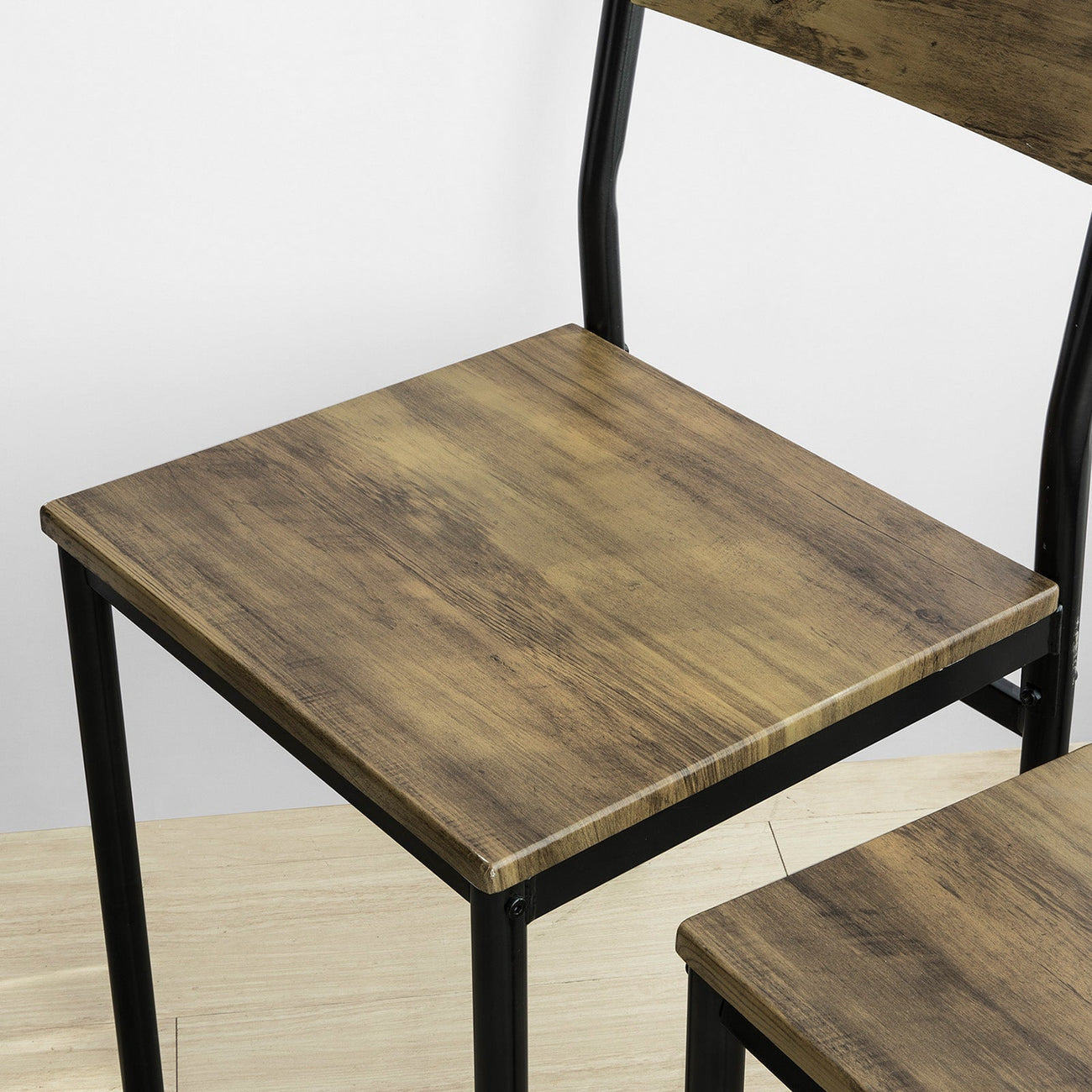 Chaise de salle à manger - SoBuy FST72 - Lot de 4 - Industriel - Max. 150 kg