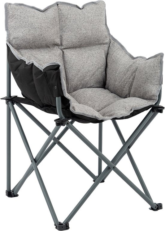 Bo-Camp - Urban Outdoor - Chaise pliante - Montpellier - Gris