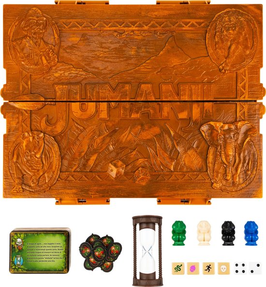 Spin Master Games Jumanji Deluxe, une version électronique captivante du jeu de société d'aventure classique, désormais dotée d'effets lumineux et sonores