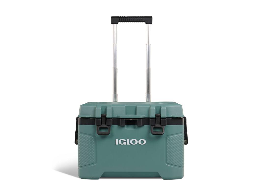 Glacière à roulettes Igloo Trailmate 52 Qt - Refroidissement passif - 49 litres - Verte