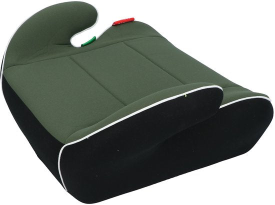 Rehausseur Carkids I-Size Sam - Conforme à la norme I-Size R-129 - Pour les enfants mesurant entre 125 et 150 cm – Housse amovible et lavable - Installation flexible – Vert/Noir