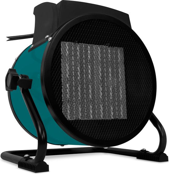 Chauffage électrique VONROC - 3000W - 3 réglages - élément en céramique - pour les pièces jusqu'à 30 m2 - vert/noir
