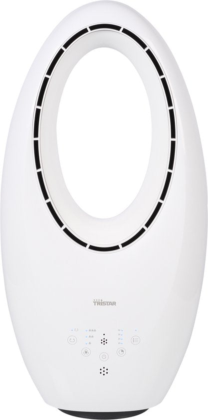 Ventilateur sans fil Tristar VE‑5717 – 60 W – 3 vitesses – Minuterie – Télécommande – Blanc