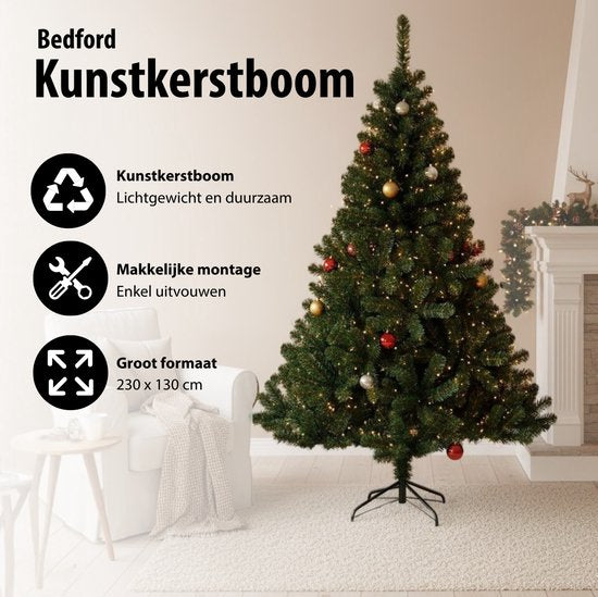 Black Box Trees Bedford - Sapin de Noël artificiel - H 230 x Ø 130 cm - Vert