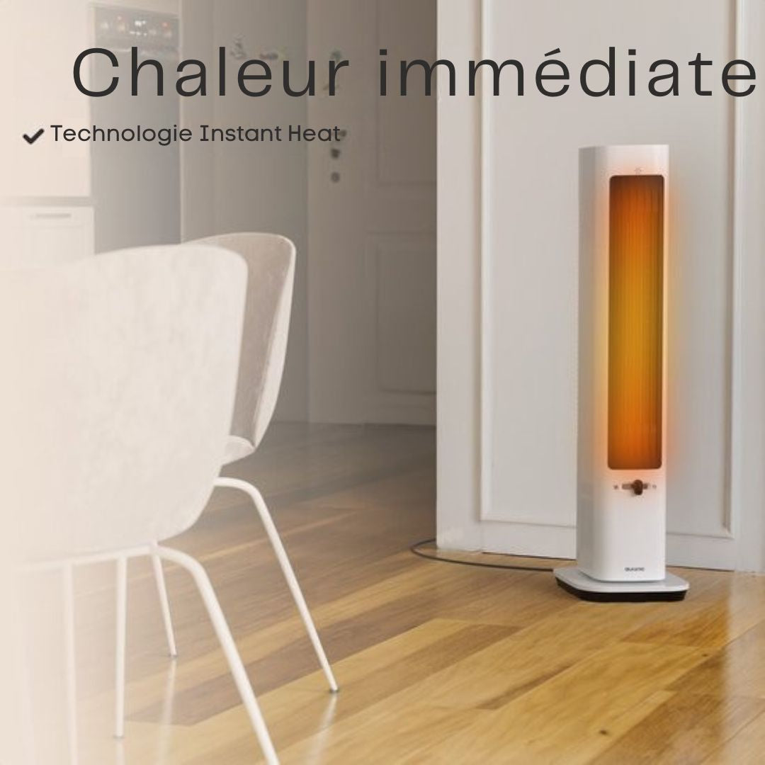 Réchaud électrique Auronic - céramique - Chauffage 2200W - Blanc