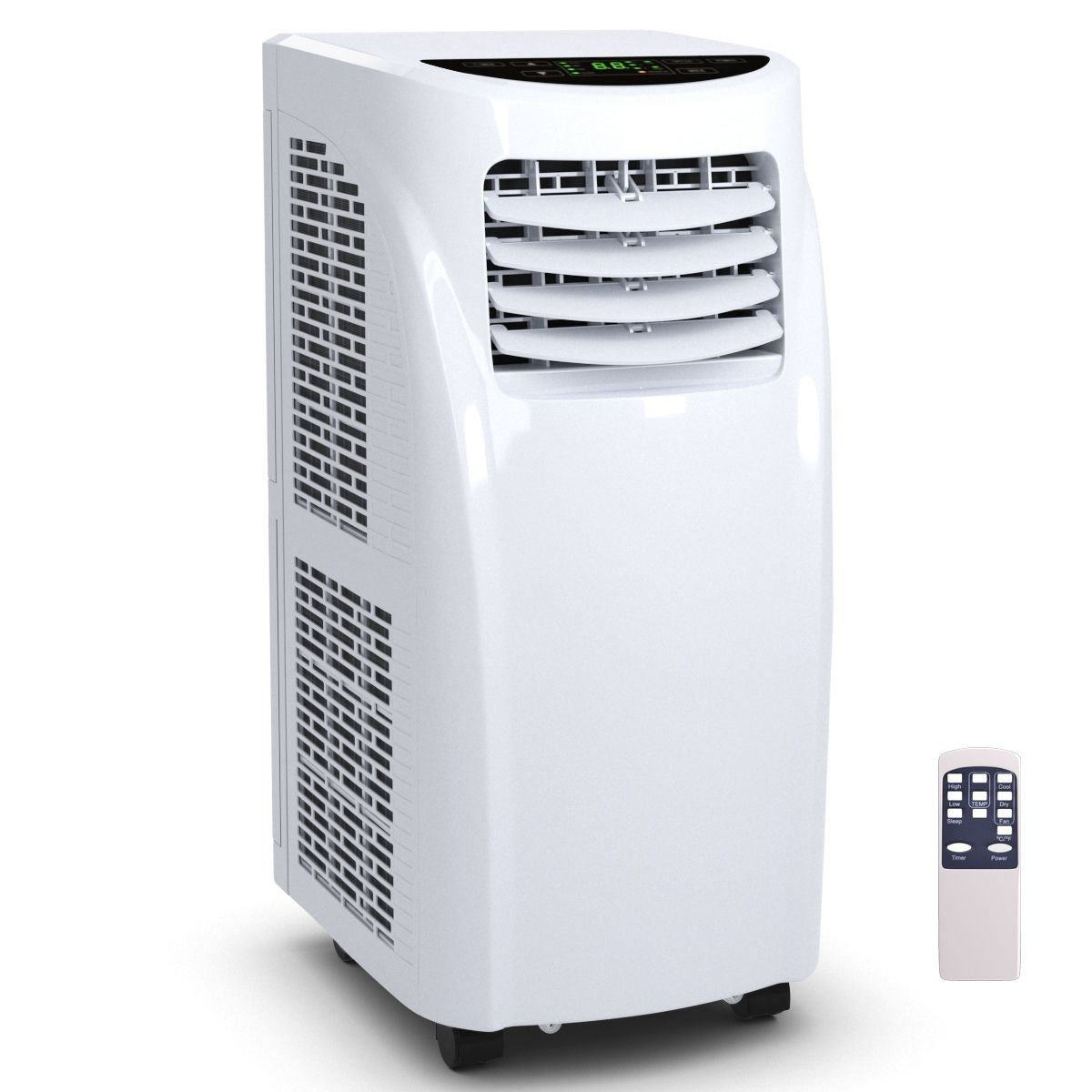 Coast - Climatiseur portable - 7000 BTU, 20 ㎡, télécommande - 32 x 36 x 62,5 cm - plastique - blanc