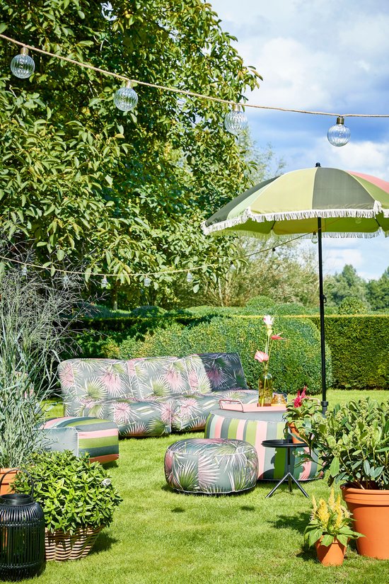 Table d'appoint Aston - Mica Decorations - avec plateau amovible - H40 x Ø31 cm - Métal - Noir