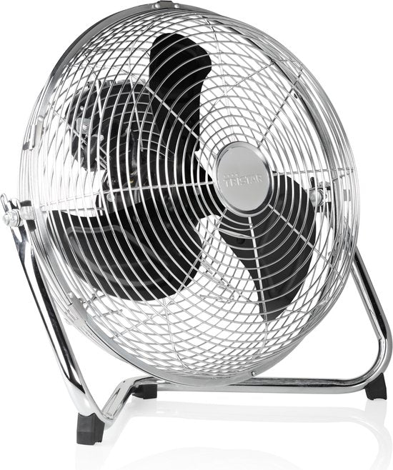 Ventilateur de sol Tristar 30 cm – 3 vitesses – Ventilateur de table – Inclinaison à 130° – Métal – VE-5933