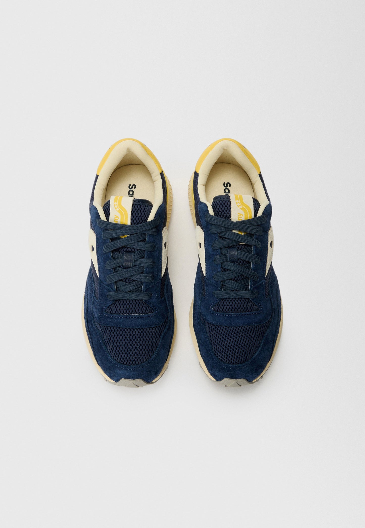 Saucony - Jazz NXT Sneakers - Sporty-Chic & Comfortable - Navy/Yellow - Taille 45