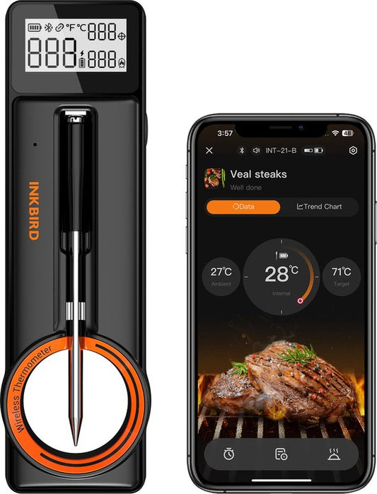 Thermomètre à viande sans fil Bluetooth INKBIRD, nouveau modèle 2025, sonde ultra-fine de 5 mm