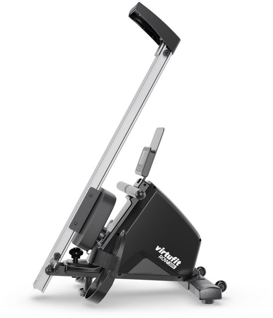 Rameur VirtuFit ROW200i - Pliable - 10 niveaux de résistance - Silencieux - Kinomap & FitShow - Écran LCD avec support pour tablette - Rameur d'intérieur - Rameur (ROW450)