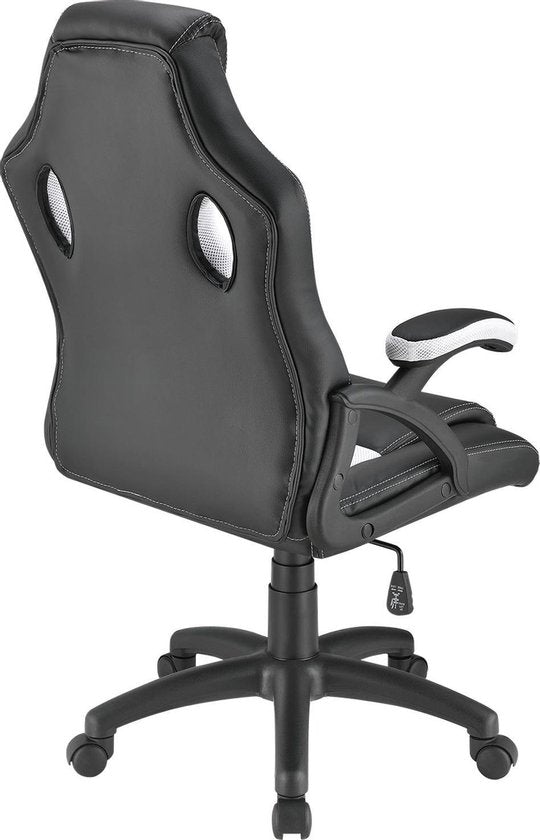 Chaise de bureau/chaise de jeu Racing Montreal - Blanc
