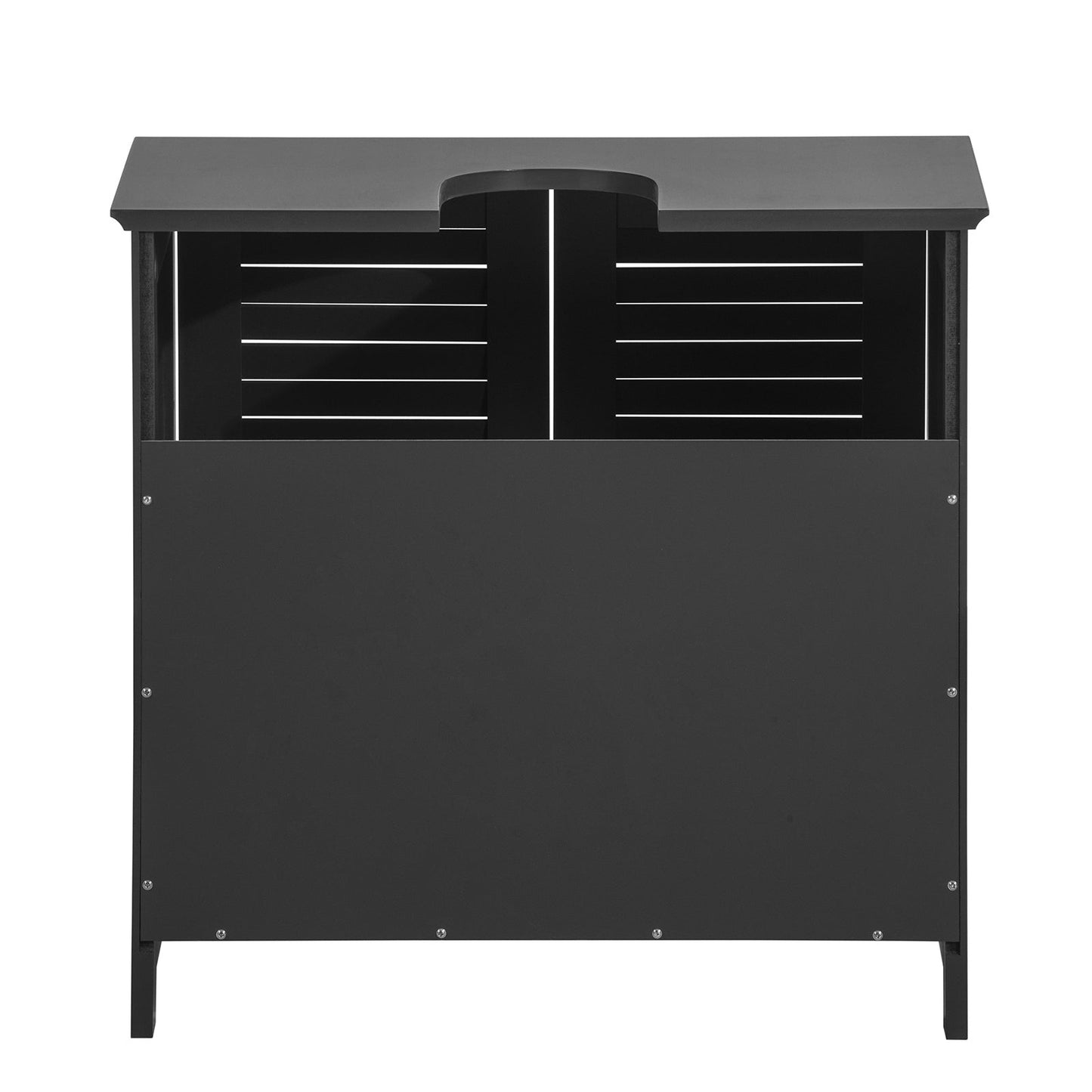 Meubles de salle de bain - SoBuy - 2 portes et 2 étages - 60x35x58 cm - Gris