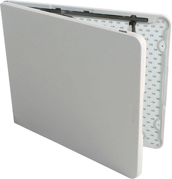 Table de travail - Lifetime - de buffet - 180 cm - pliable comme une valise - blanc