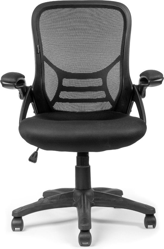 LifeGoods Ergonomic Office Chair - Chaise de bureau - Réglable - Adultes - Noir