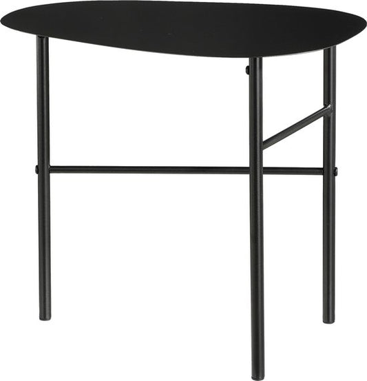 Mica Decorations Table d'appoint Fonda - L44 x L30 x H40 cm - Métal - Noir