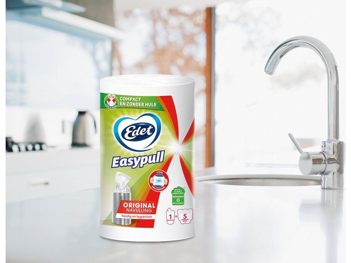 Rouleau de recharge Edet Easypull Original - 6 pièces - Blanc