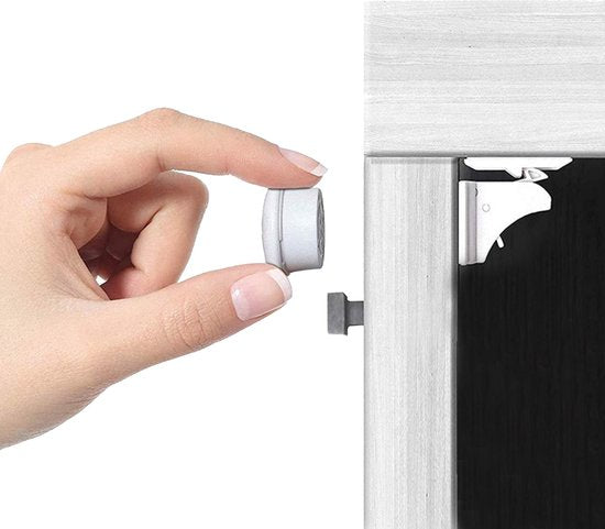 Roegaarden Child Lock Cupboards - Sécurité des armoires pour enfants - Aimant de sécurité pour enfants - 4 pièces