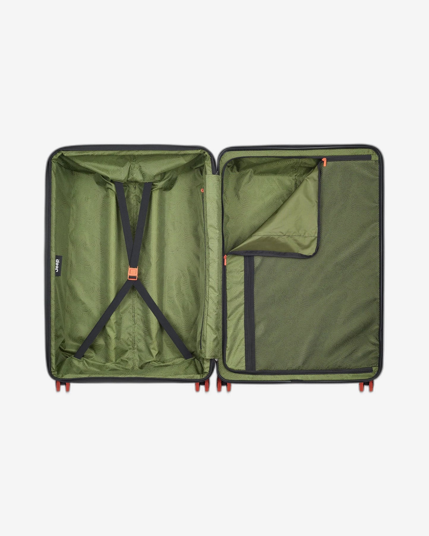 Jeep Trolley extensible XL 122L - Argent - 81 x 53 x 33-36 cm - Verrouillage TSA