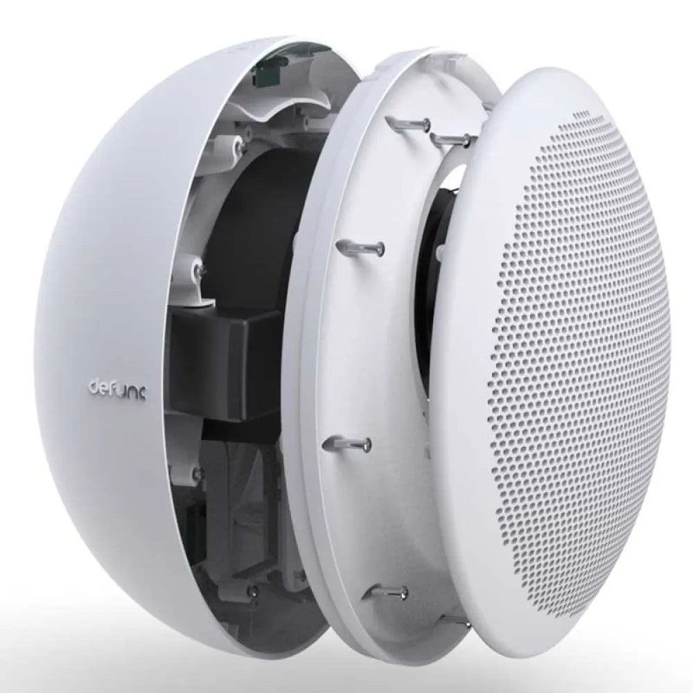 Defunc Wi-Fi & Bluetooth Speaker 300x300x150 mm White - Enceinte multiroom design avec un son puissant de 100W