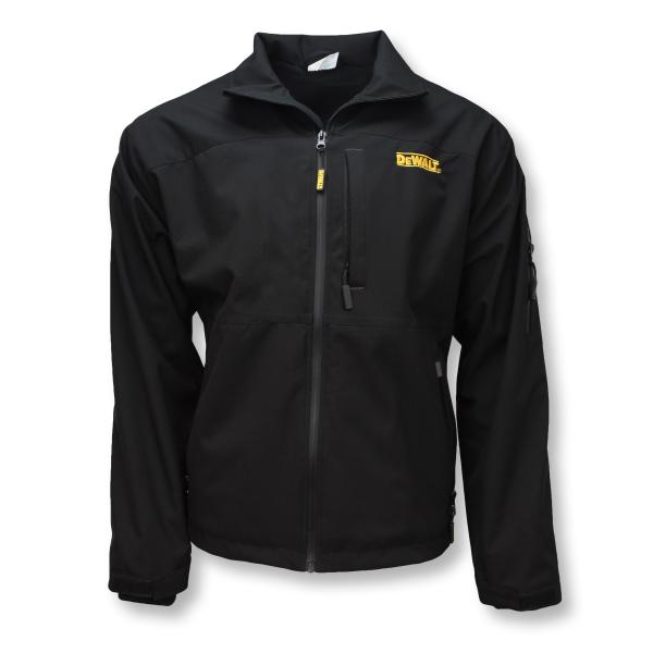Veste chauffante DeWalt Softshell - Avec batterie, chargeur et adaptateur - Noire - Taille M