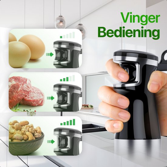 MATTI® - Mixeur plongeant 5in1 - Mixeur plongeant électrique - Hachoir - Blender - Mousseur à lait - 1500W