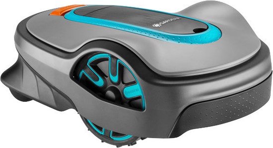 Tondeuse à gazon robotisée GARDENA SILENO life 1000 - 1000 m² - 4 kWh - 20-50 mm - gris/ bleu