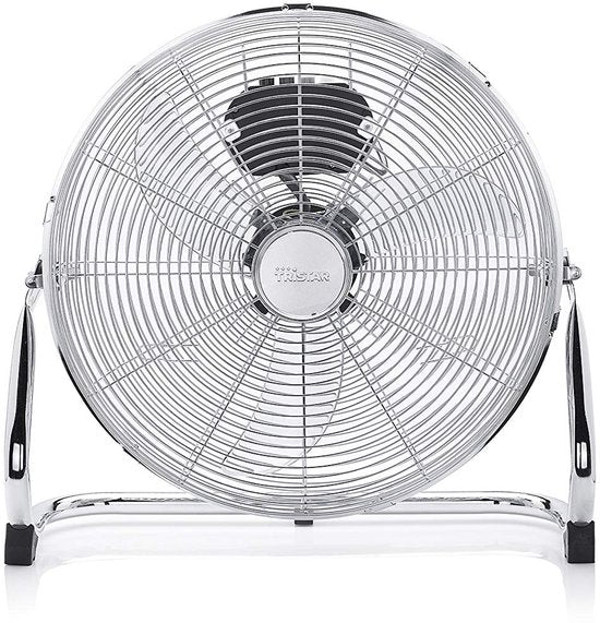 Ventilateur de sol en métal 45 cm - 3 niveaux - réglable à 130° - fort débit d'air - Tristar VE-5935