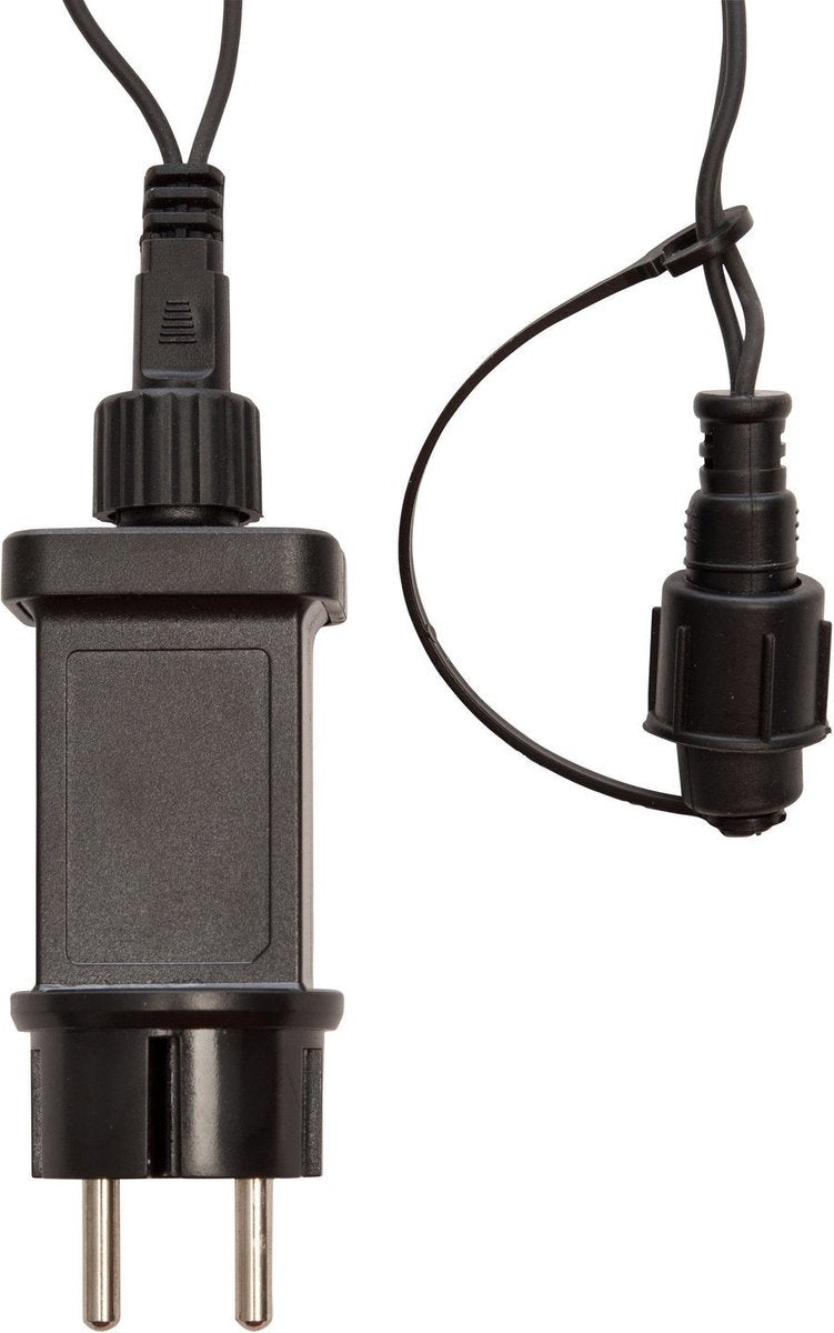 Adaptateur de démarrage pour guirlandes lumineuses Nampook, 10 mètres, Convient pour jusqu'à 1600 LEDs, Noir