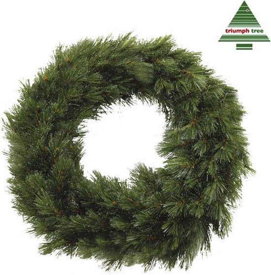 Triumph Tree Forest Couronne de Noël givrée - Ø90 cm - Vert