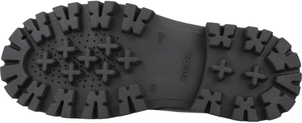 Chaussures Geox J Maquinnens Girl Uniform, robe, noires - Pointure 41 EU - Chaussures derby respirantes à enfiler