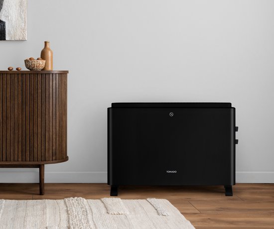 Tomado THC2003B - Radiateur électrique - Convecteur - 24m² - 2000 watts - Noir