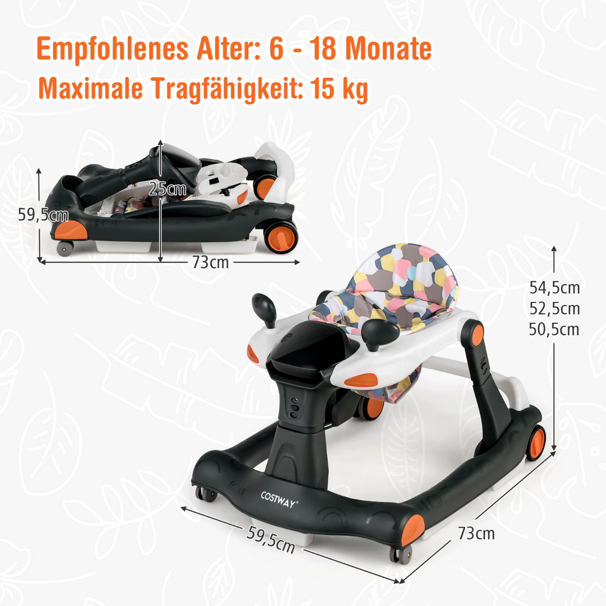 Coast 2 in 1 running car pliable running lensing black