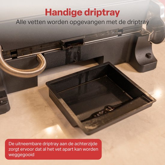 AoraKitchen Contact Grill - 180º Fold-out - Appareil à griller avec plaques amovibles - 7 supports - Fer à sandwich et à panini - 2000W